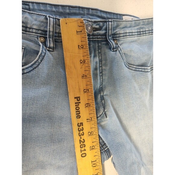 Buffalo David Bitton Axel Jeans Mens 32x29 Blue Slim Stretch Denim Light Wash - Picture 5 of 8